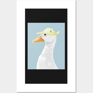 Duck with a Hat Posters and Art